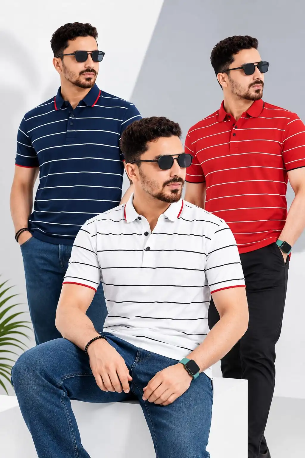Gents brand polo 3pcs combo